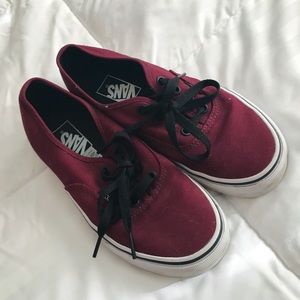 Maroon Vans